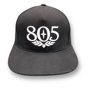 Firestone Walker 805 Brewery in So. Cali. Black Snapback Trucker Hat - OSFA NWOT